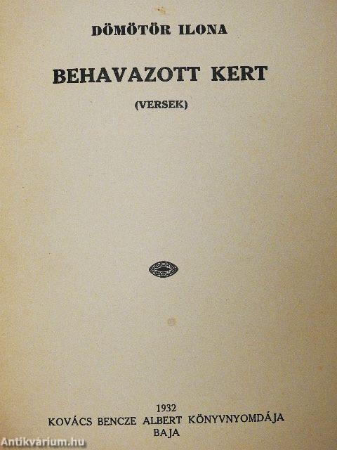 Behavazott kert