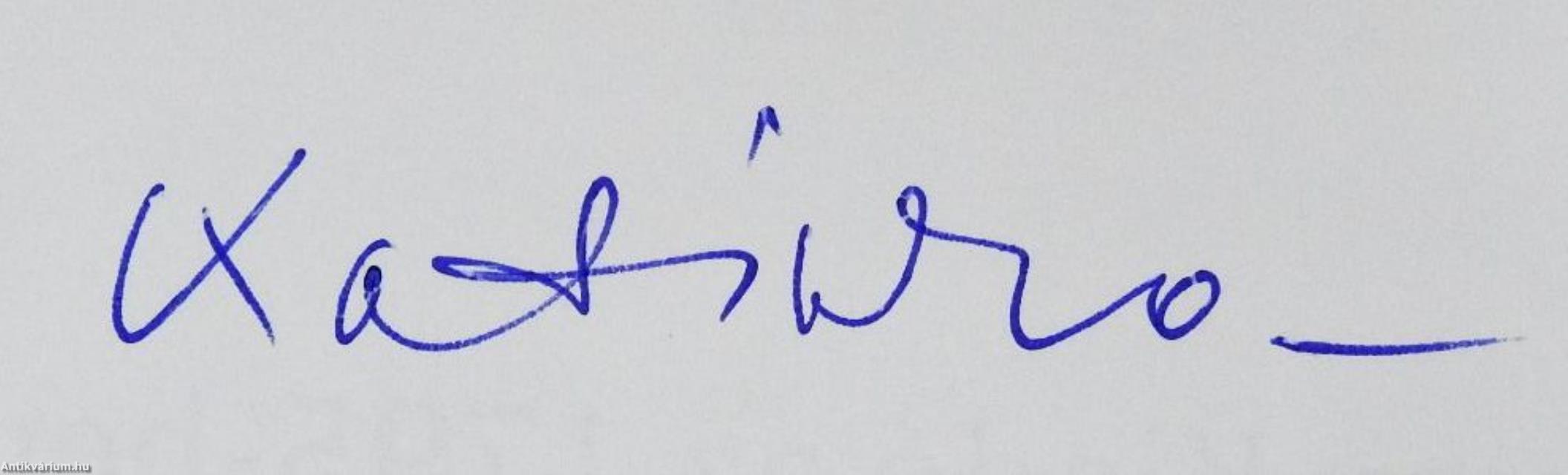 Szócserepek (dedikált példány)