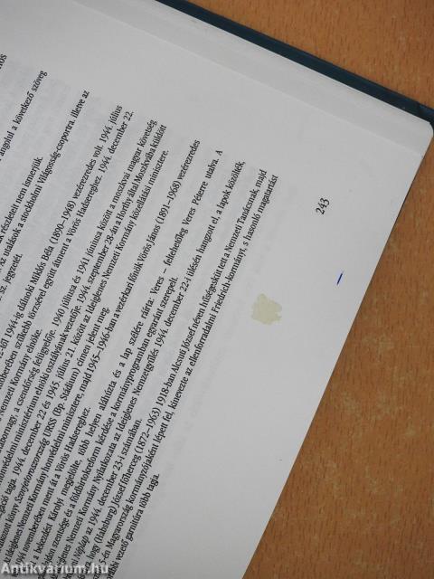 Böhm Vilmos válogatott politikai levelei (dedikált példány)