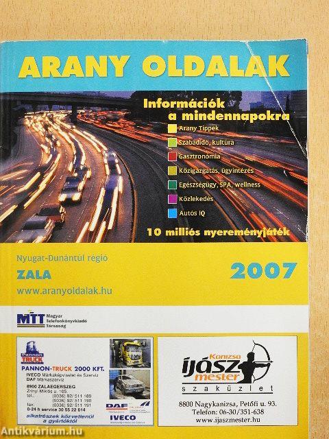 Arany Oldalak - Zala megye 2007
