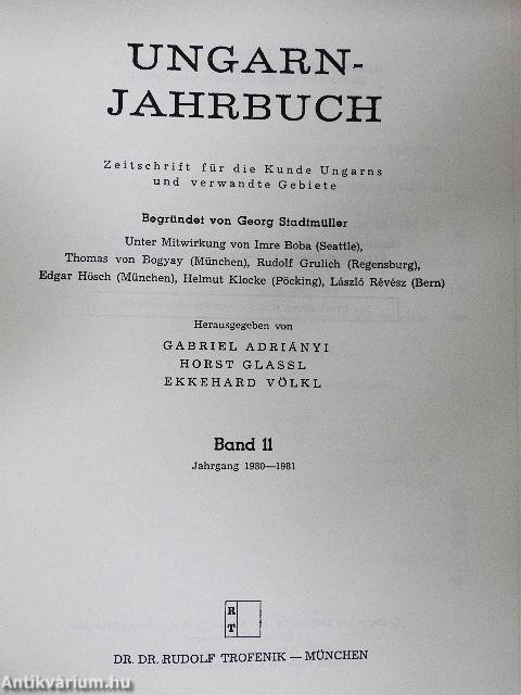 Ungarn-Jahrbuch 11.
