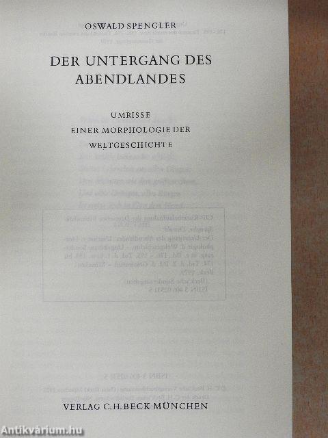 Der Untergang des Abendlandes