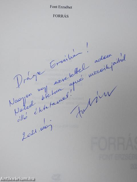 Forrás (dedikált példány)