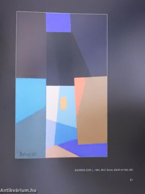 Balogh László retrospektív kiállítása (dedikált példány)