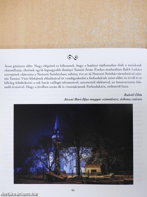 Összetartozásunk jelképe is Farkaslaka (dedikált példány)