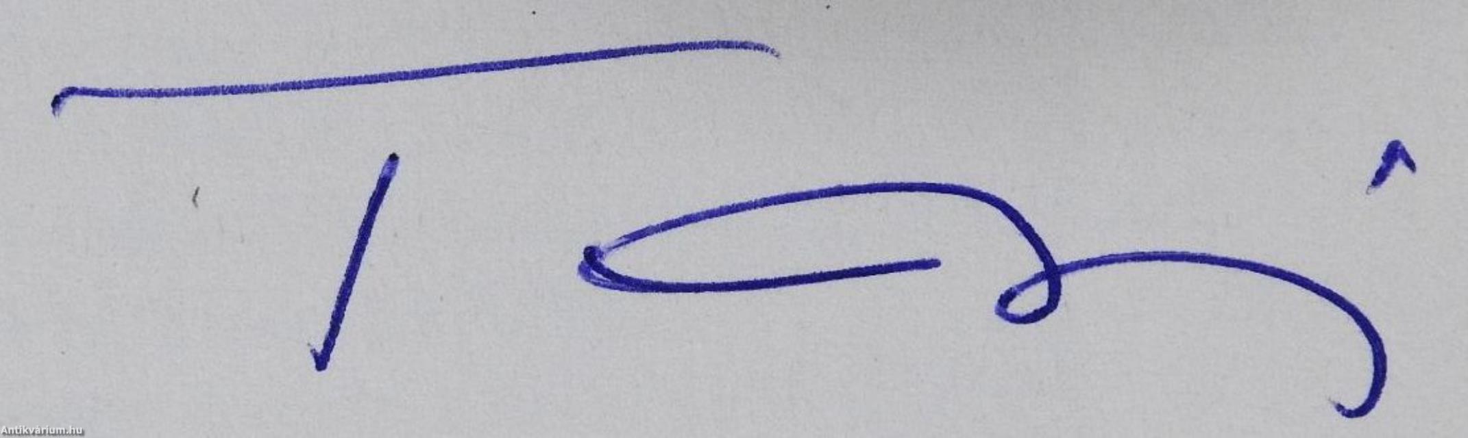 Hitel (dedikált példány)