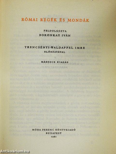 Római regék és mondák