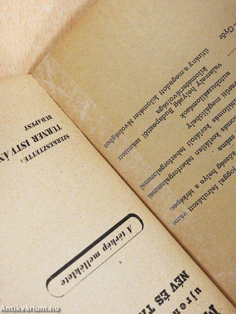 Magyarország ujrendszerű térképének név és távolságmutatója