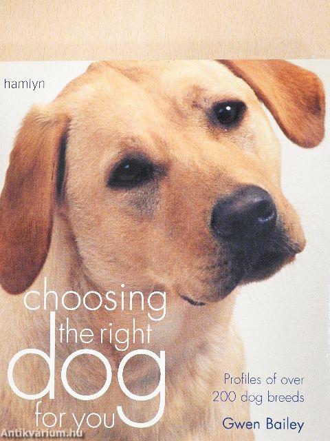 Choosing the right dog for you