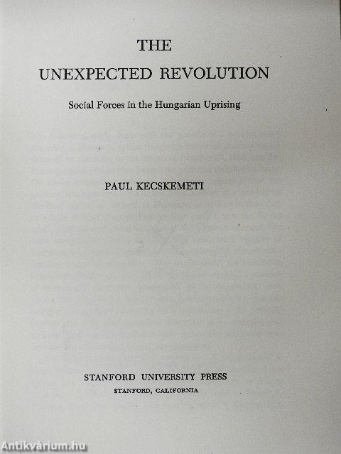 The Unexpected Revolution