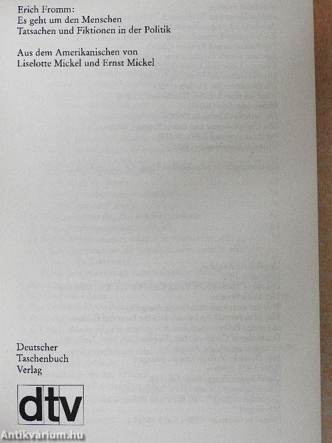 Es geht um den Menschen