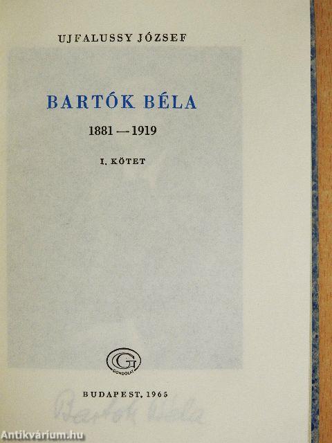 Bartók Béla I-II.