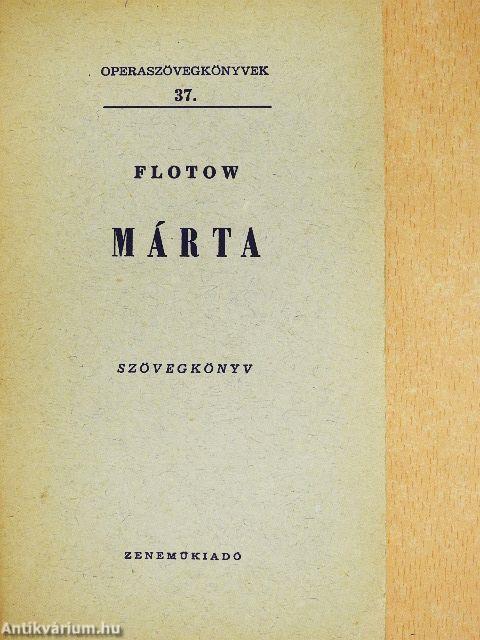 Flotow: Márta