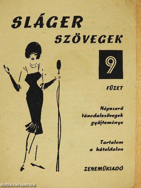 Slágerszövegek 9.