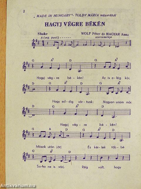 Kottás daloskönyv 54.