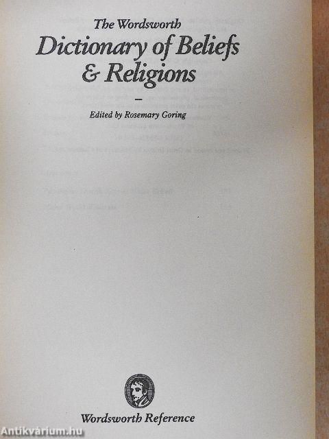 The Wordsworth Dictionary of Beliefs & Religions