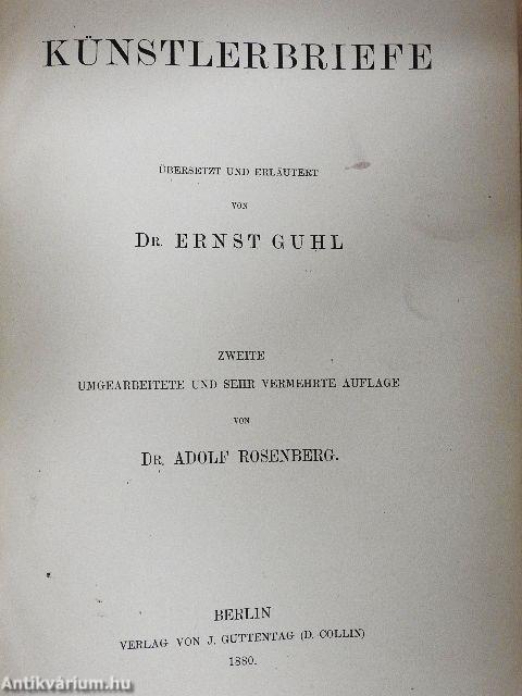 Künstlerbriefe I-II.