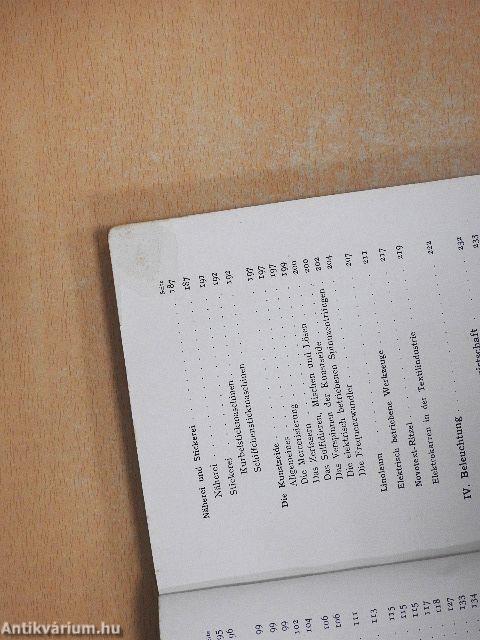 Elektrizität in der Textil-Industrie