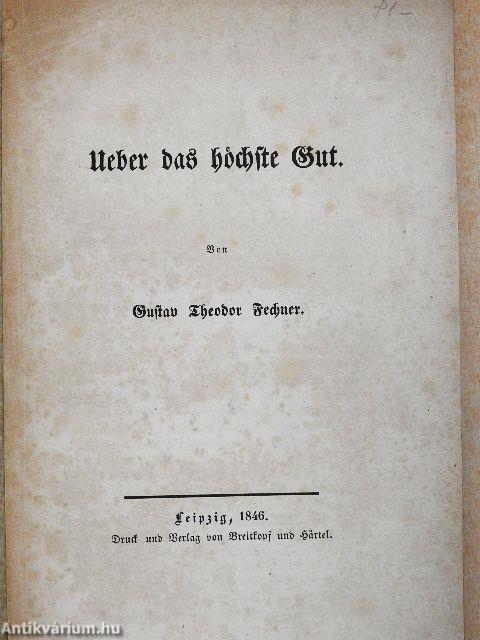 Ueber das höchste Gut (gótbetűs)