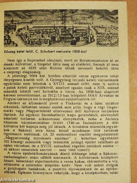 Kőszeg - Polgárházak, paloták