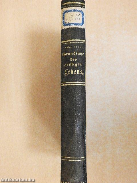 Grundsätze des geistigen Lebens (gótbetűs)