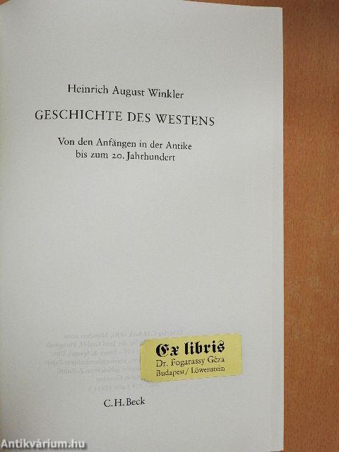 Geschichte des Westens