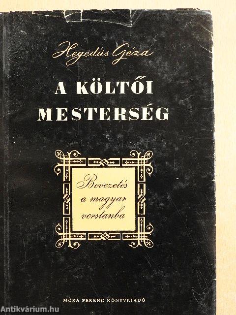 A költői mesterség
