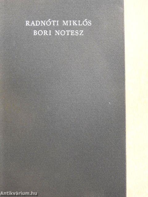 Bori notesz/Bori notesz melléklet