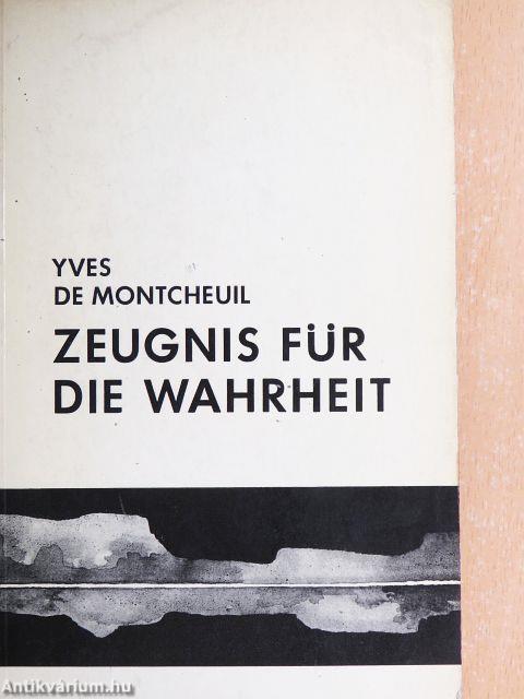 Zeugnis für die Wahrheit