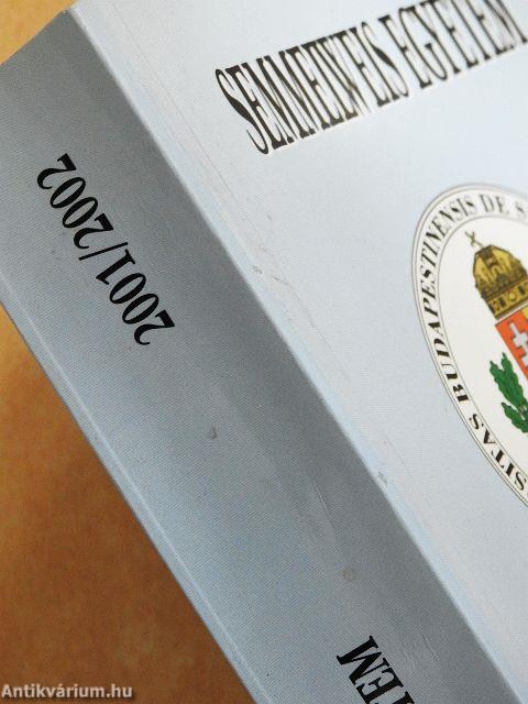 Semmelweis Egyetem Tanévkönyv 2001/2002