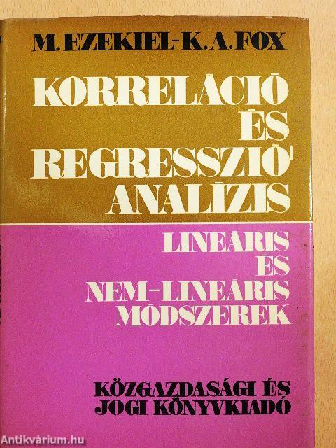 Korreláció- és regresszió-analízis 