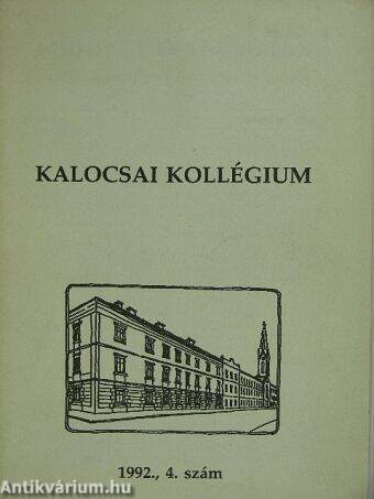 Kalocsai Kollégium 1992/4.