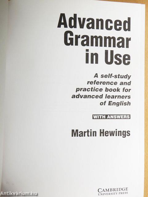Advanced Grammar in Use