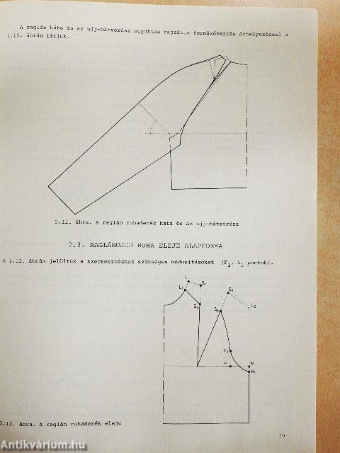 Nőiruha-készítő szakrajz 2.