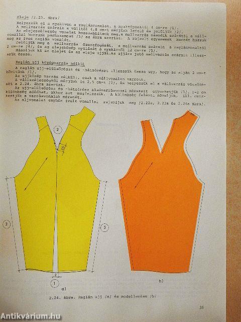Nőiruha-készítő szakrajz 2.