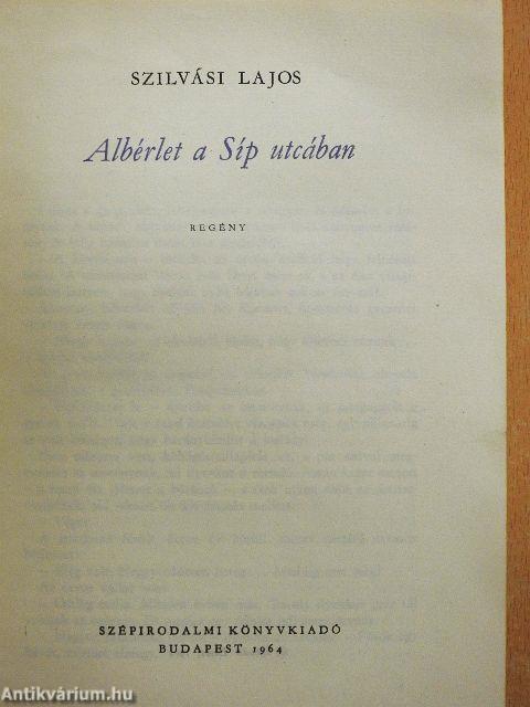 Albérlet a Síp utcában