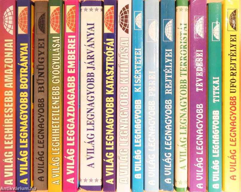 "15 kötet A világ leg... sorozatból (nem teljes sorozat)"