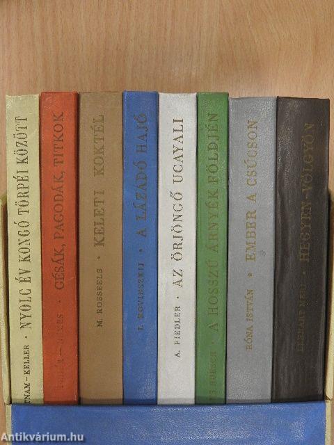 Nyolc év a Kongó törpéi között/Gésák, pagodák, titkok/Keleti koktél/A lázadó hajó/Az örjöngő Ucayali/A hosszú árnyék földjén/Ember a csúcson/Hegyen-völgyön