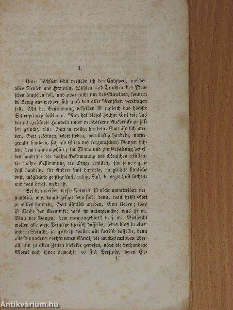 Ueber das höchste Gut (gótbetűs)