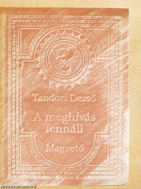 A meghívás fennáll