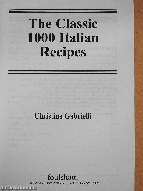 The Classic 1000 Italian Recipes