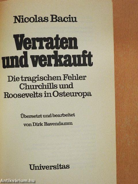 Verraten und verkauft