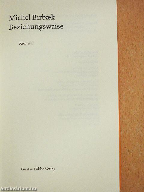 Beziehungswaise