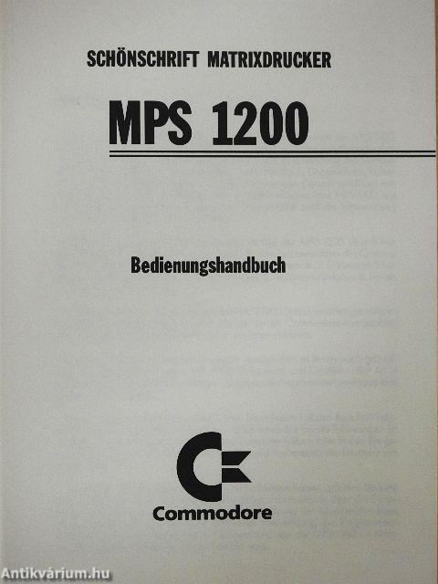 MPS 1200 - Schönschrift Matrixdrucker