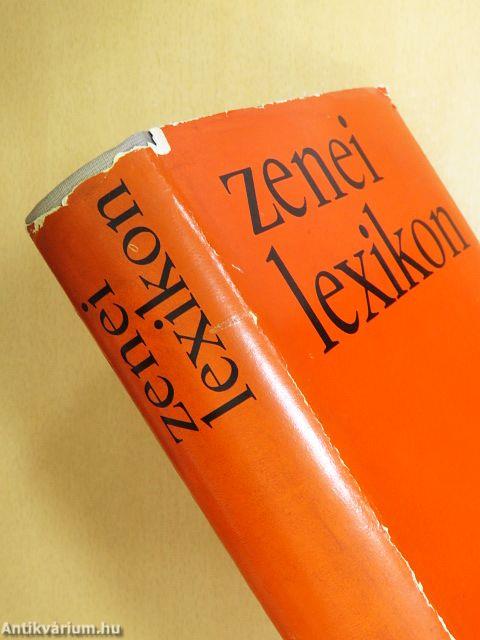 Zenei Lexikon 1-3.