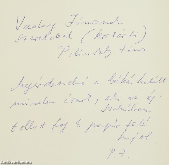 Végkifejlet (dedikált példány)