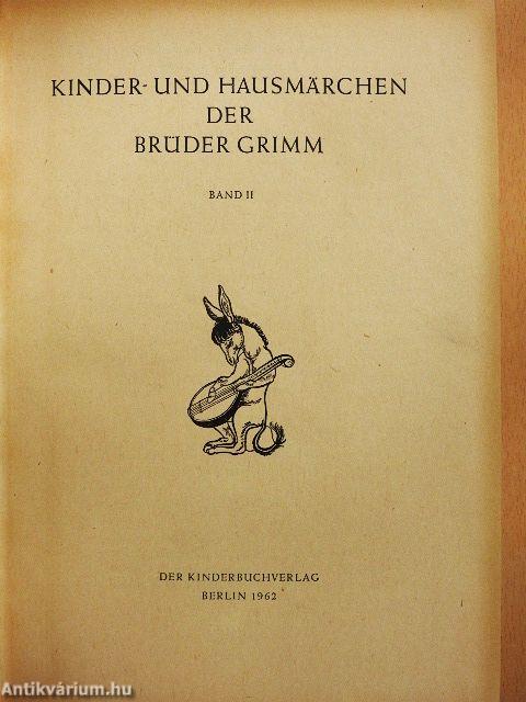 Kinder- und Hausmärchen der Brüder Grimm II.