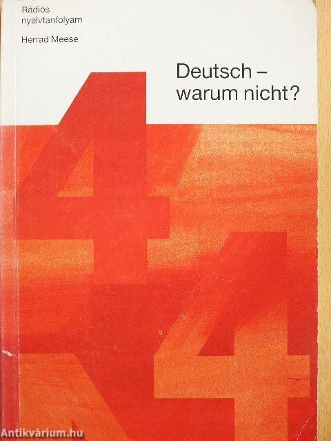 Deutsch - warum nicht? 4.