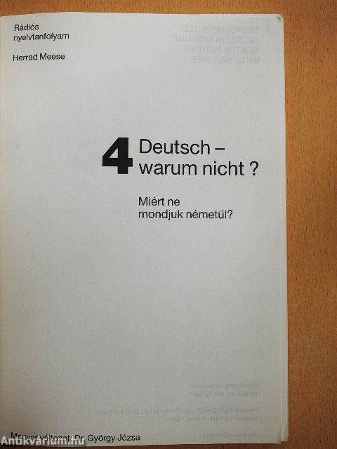 Deutsch - warum nicht? 4.