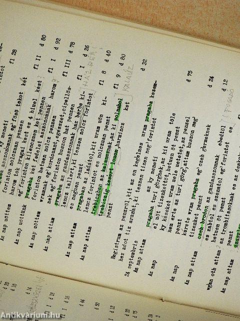 Kultúrtörténeti szemelvények a Nádasdiak 1540-1550-es számadásaiból I-II.